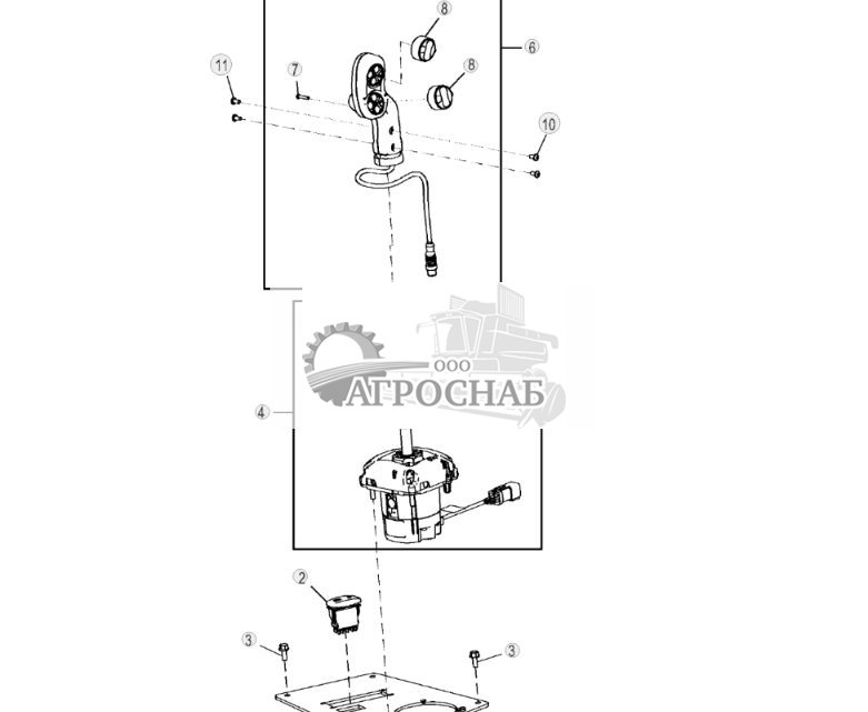 Электрогидравлическая (EH) рукоятка управления - ST657234 262.jpg